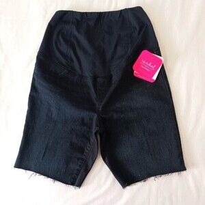 Isabel Maternity Crossover Panel Bermuda Shorts Size 14
